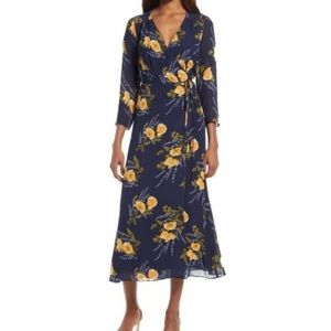 Reformation Alessandra Wrap Maxi Dress
